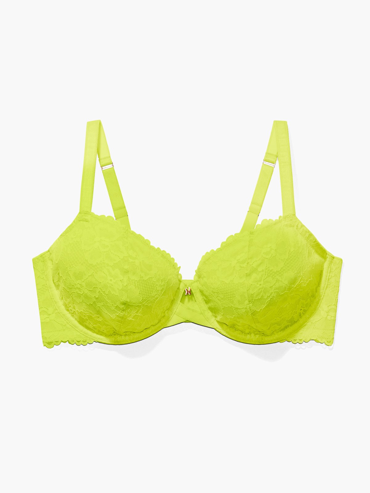Savage X Fenty, Women's, Tagged by Savage Unlined Bra, Mesh, Stretch lace  Adorned with Custom Street Art-Inspired Logo Pattern, Kelly Green, 44G