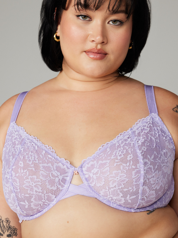 Floral Lace Unlined Bra