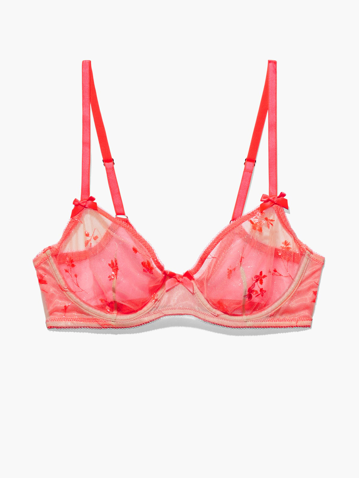 SAVAGE X FENTY, foiled springs embroidered unlined bra, size 36B in 2023