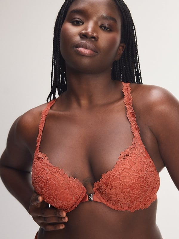 Romantic Corded Lace Push-Up Bra