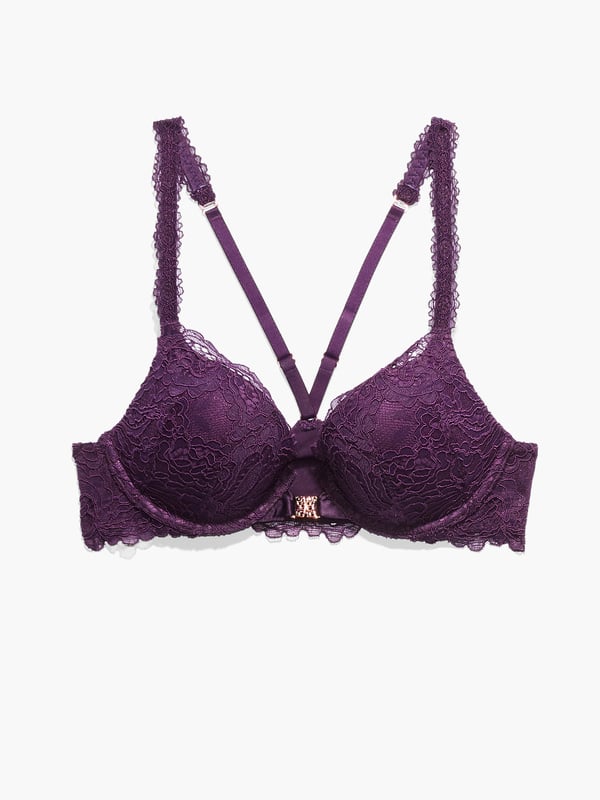 Secret Treasures Intimates light purple Push-up Bra with lace trim