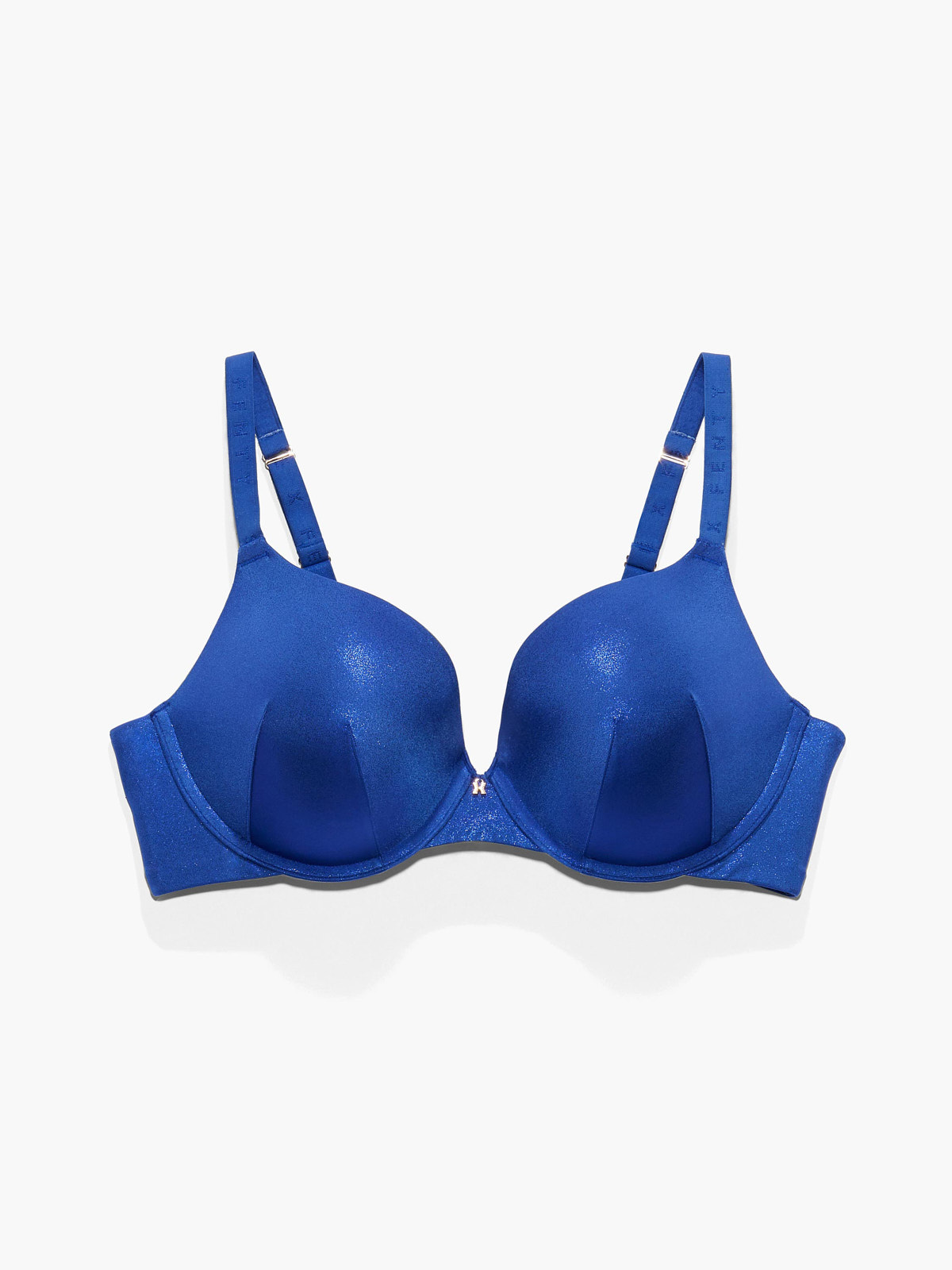 🍍3/$22 FLIRTITUDE blue push up plunge bra