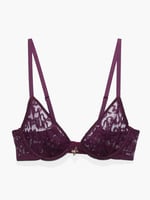 Savage X Fenty Juicy Purple Savage Not Sorry Unlined Lace Balconette Bra  34B Size undefined - $28 - From Diana