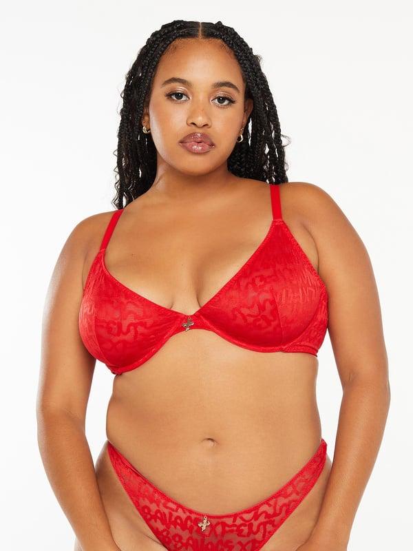 Savage Not Sorry Unlined Lace Balconette Bra