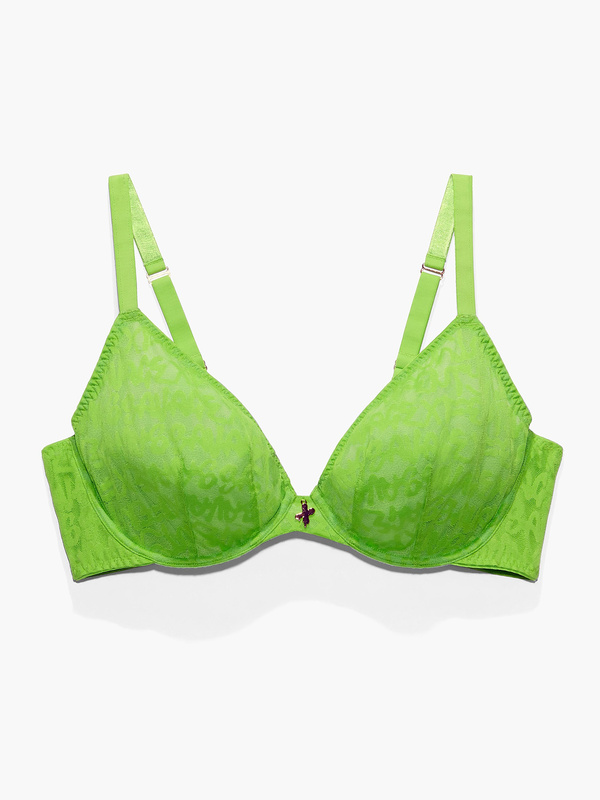 Tagged by Savage Unlined Bra in Green | SAVAGE X FENTY