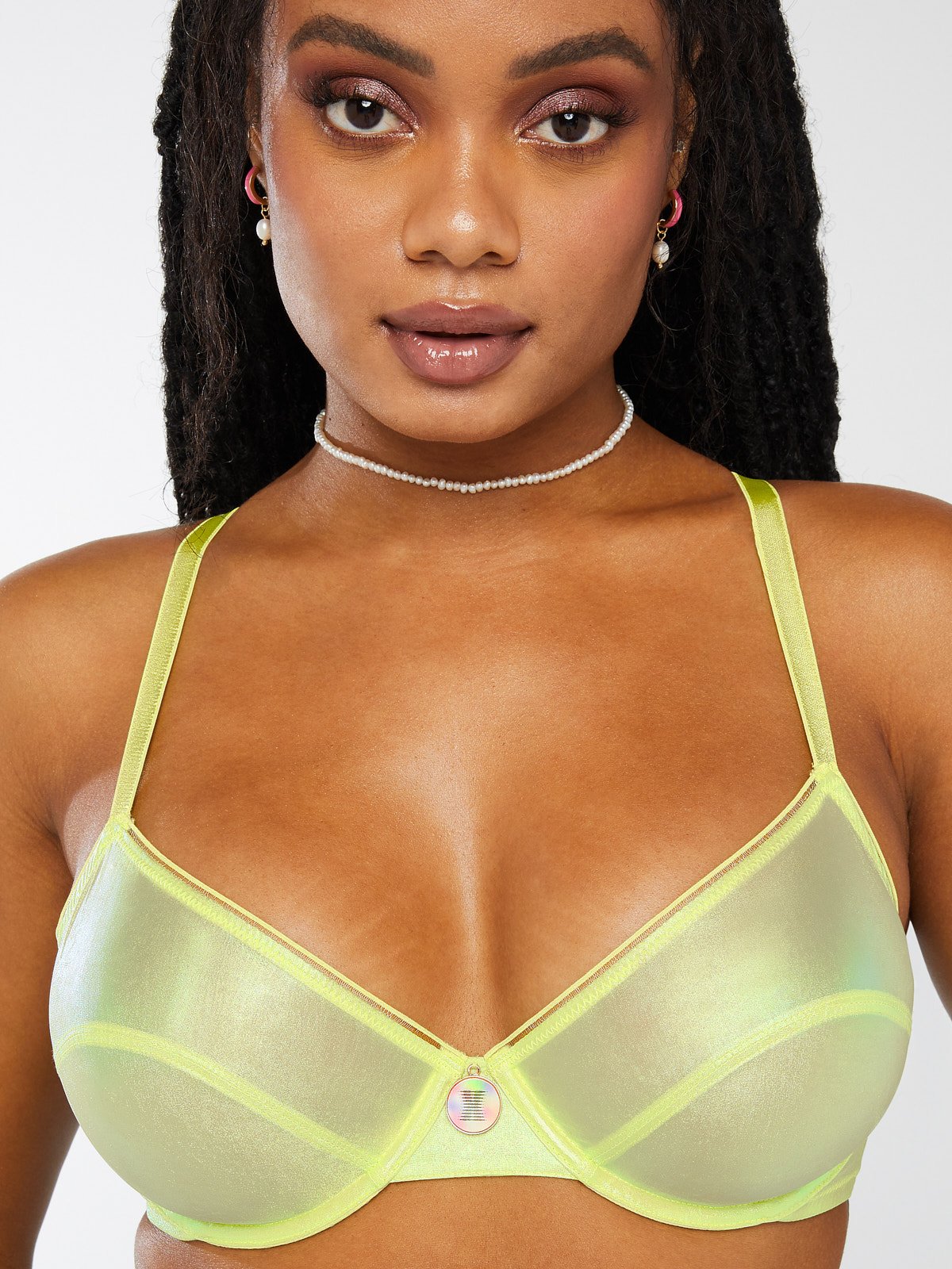 X-Ray Vision Unlined Demi Bra in Green