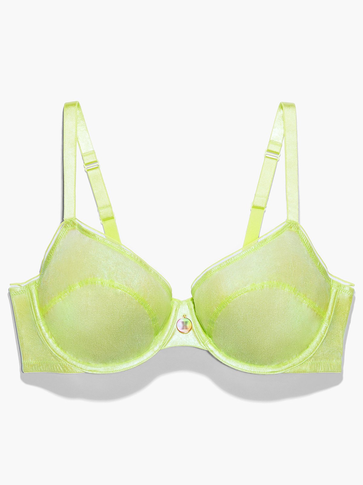 X-Ray Vision Unlined Demi Bra in Green | SAVAGE X FENTY