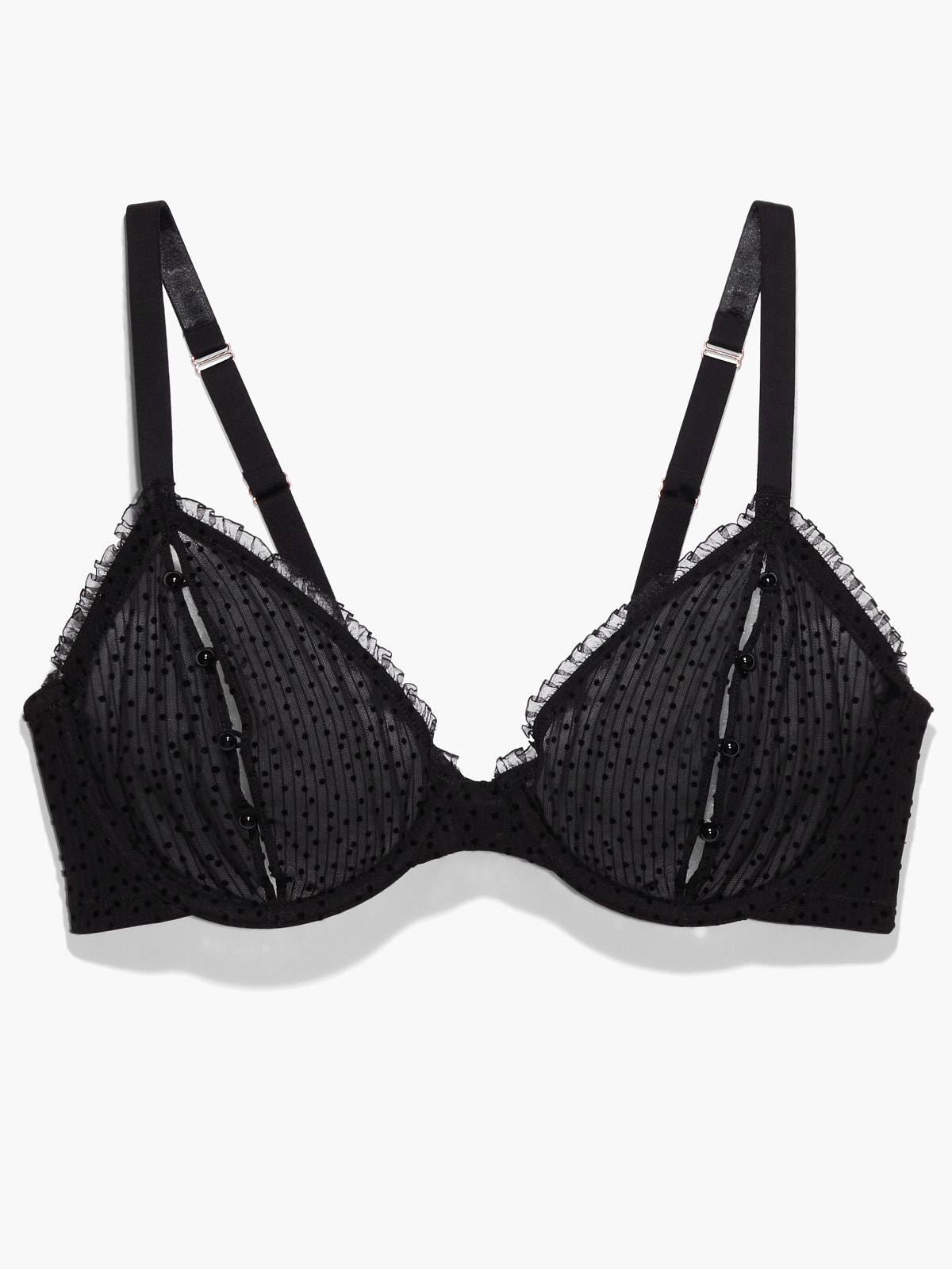 Back to the Boudoir Unlined Bra in Black | SAVAGE X FENTY