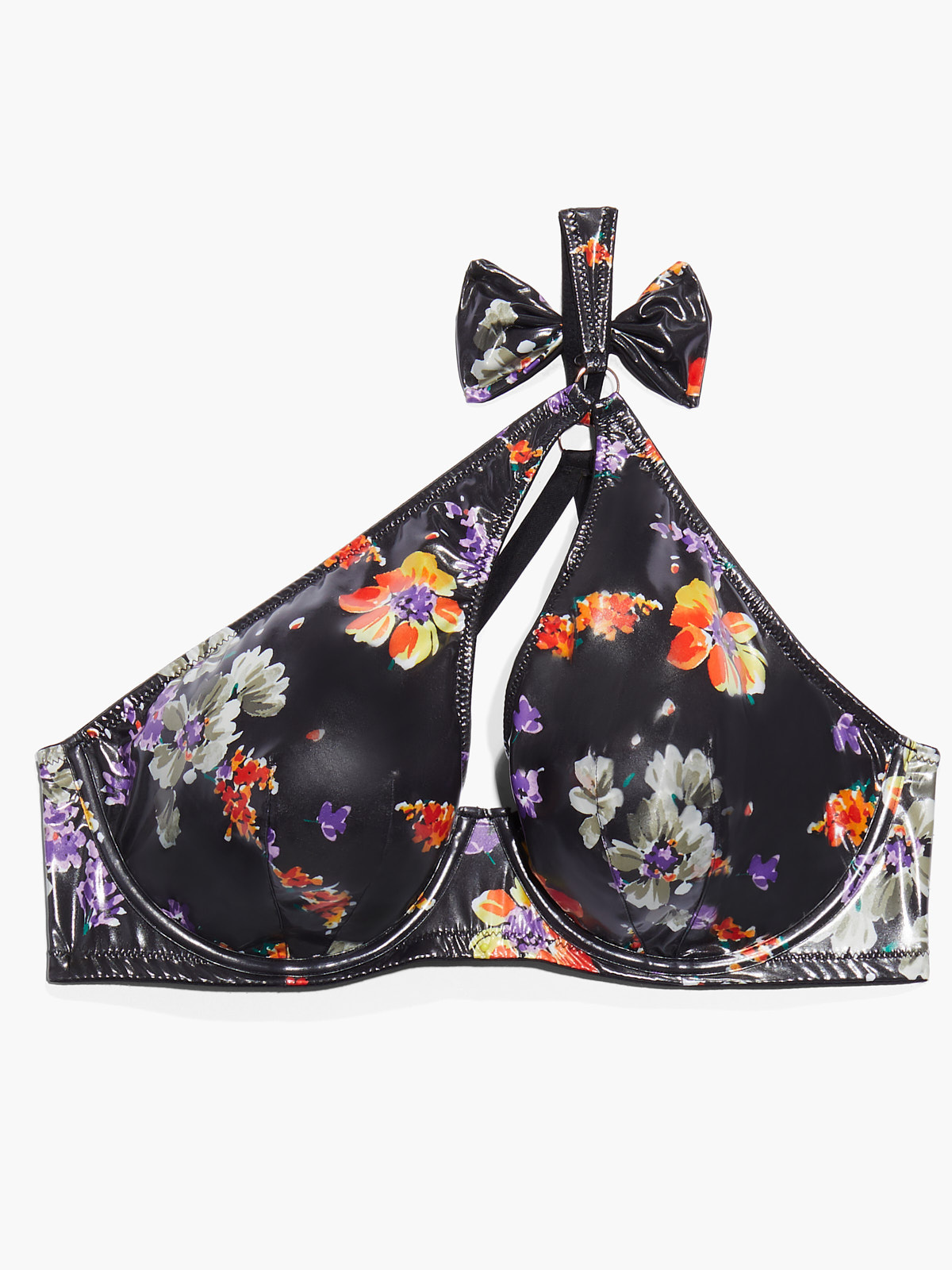 Night Blooms Asymmetrical Fashion Bra