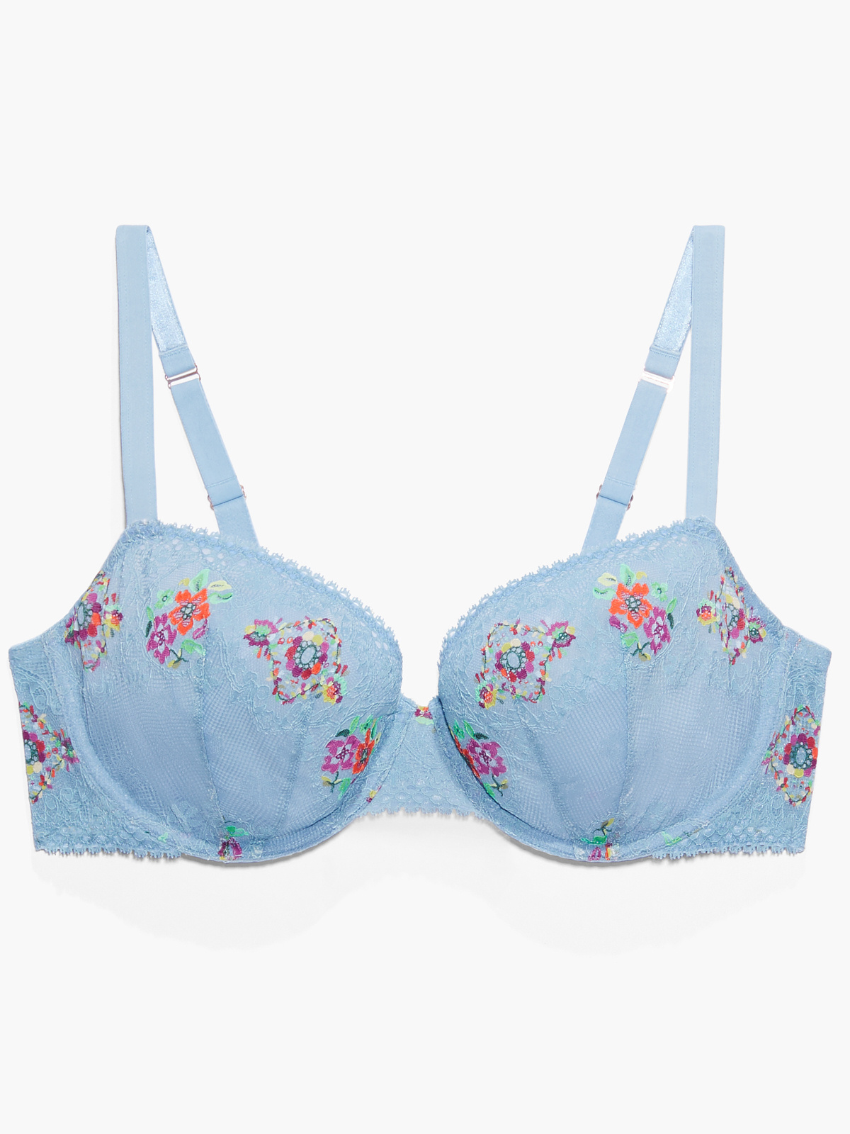 Dolled Up Unlined Lace Demi Bra
