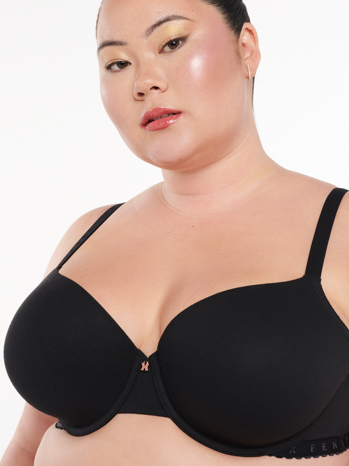 Savage X Cotton Jersey Unlined Bra in Black