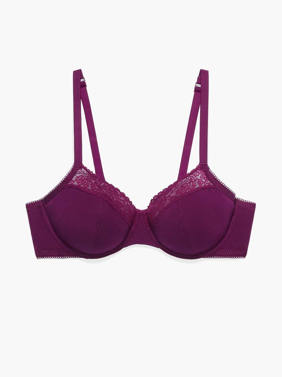 Lace Unpadded Intimates, Purple Lace Bralette, Unpadded Bras Women
