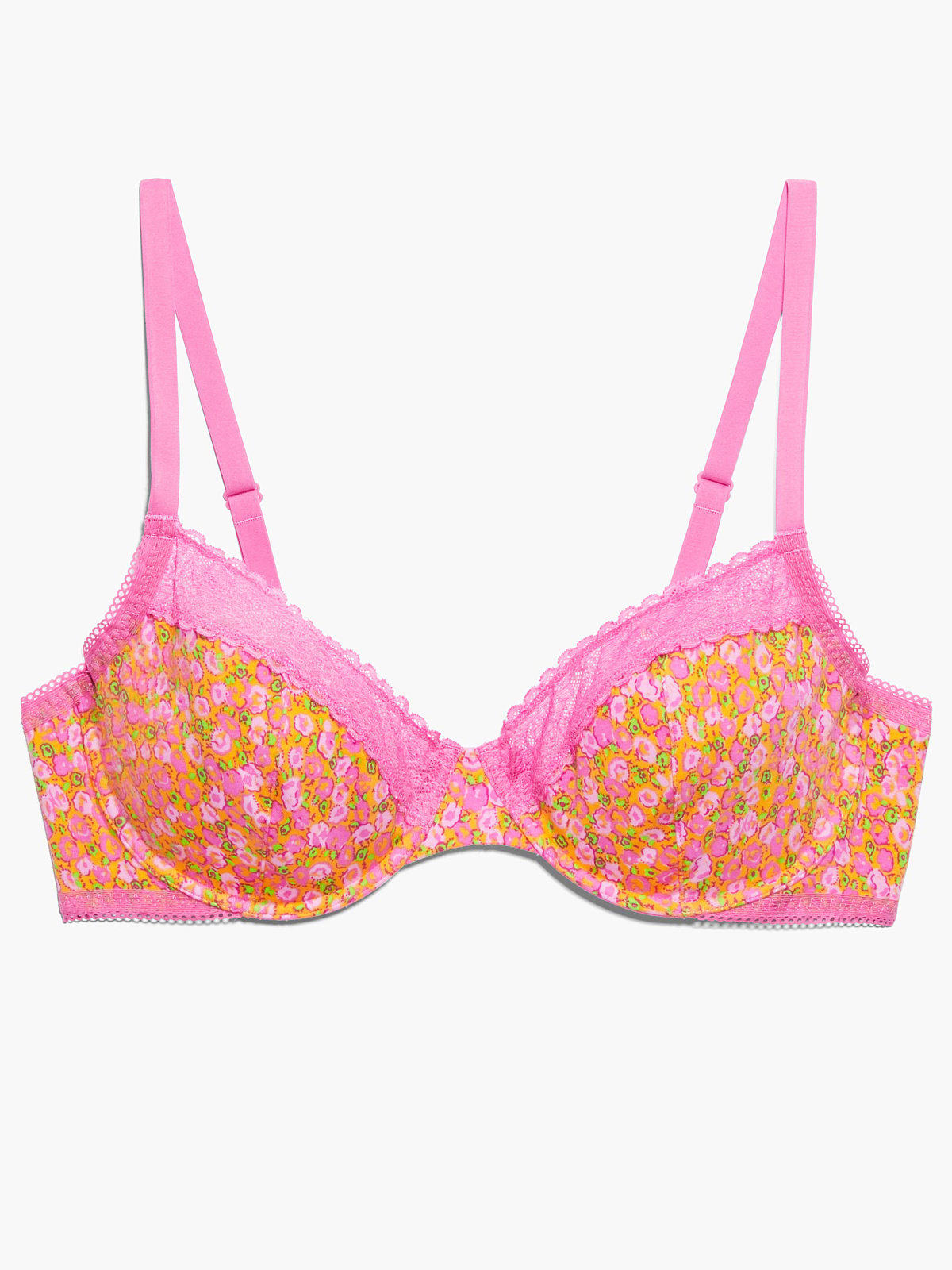 Women's Unlined Molded Lace Bra - Auden™ Pink 34D