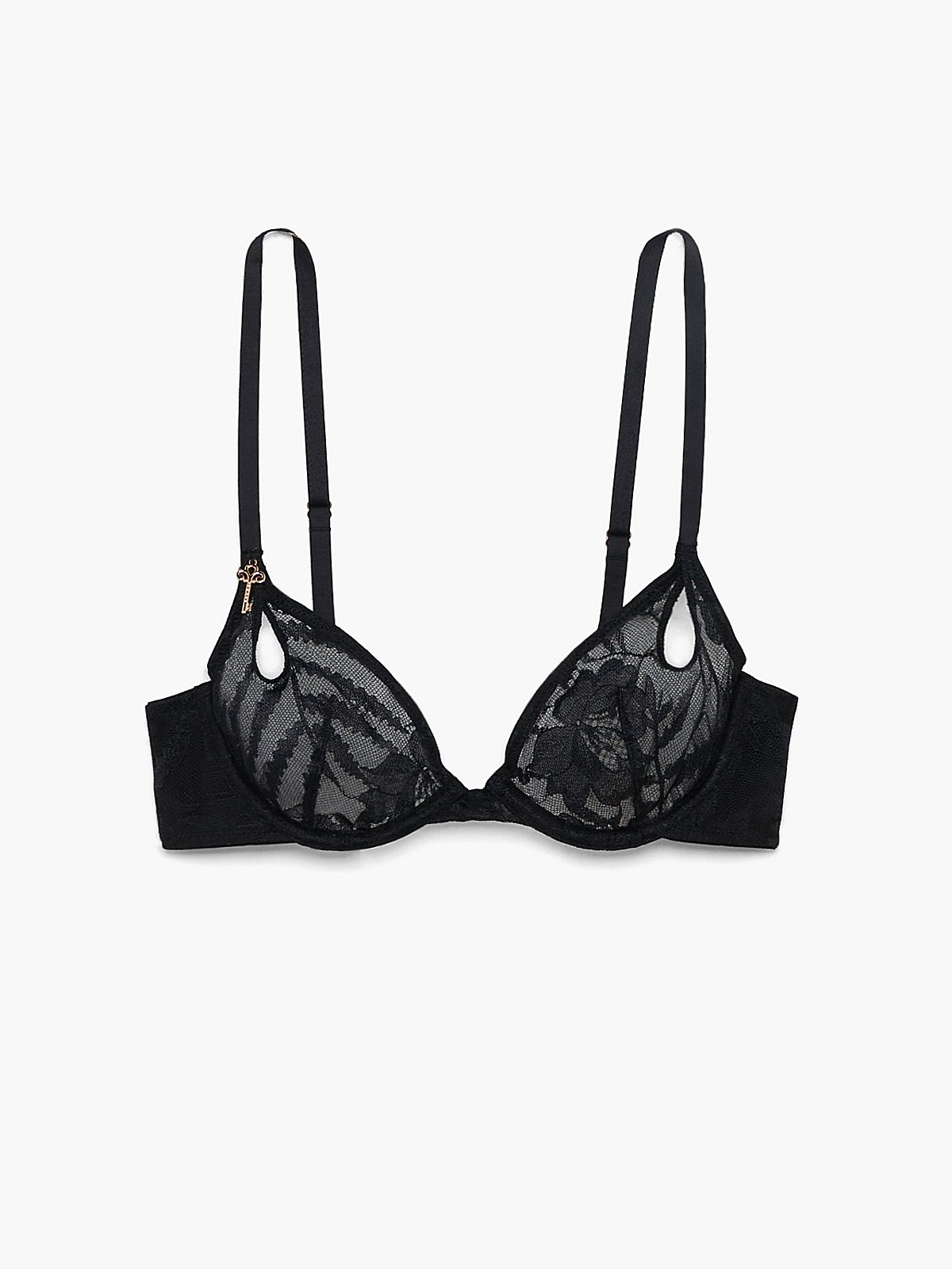 Shadowplay Lace Unlined Plunge Bra