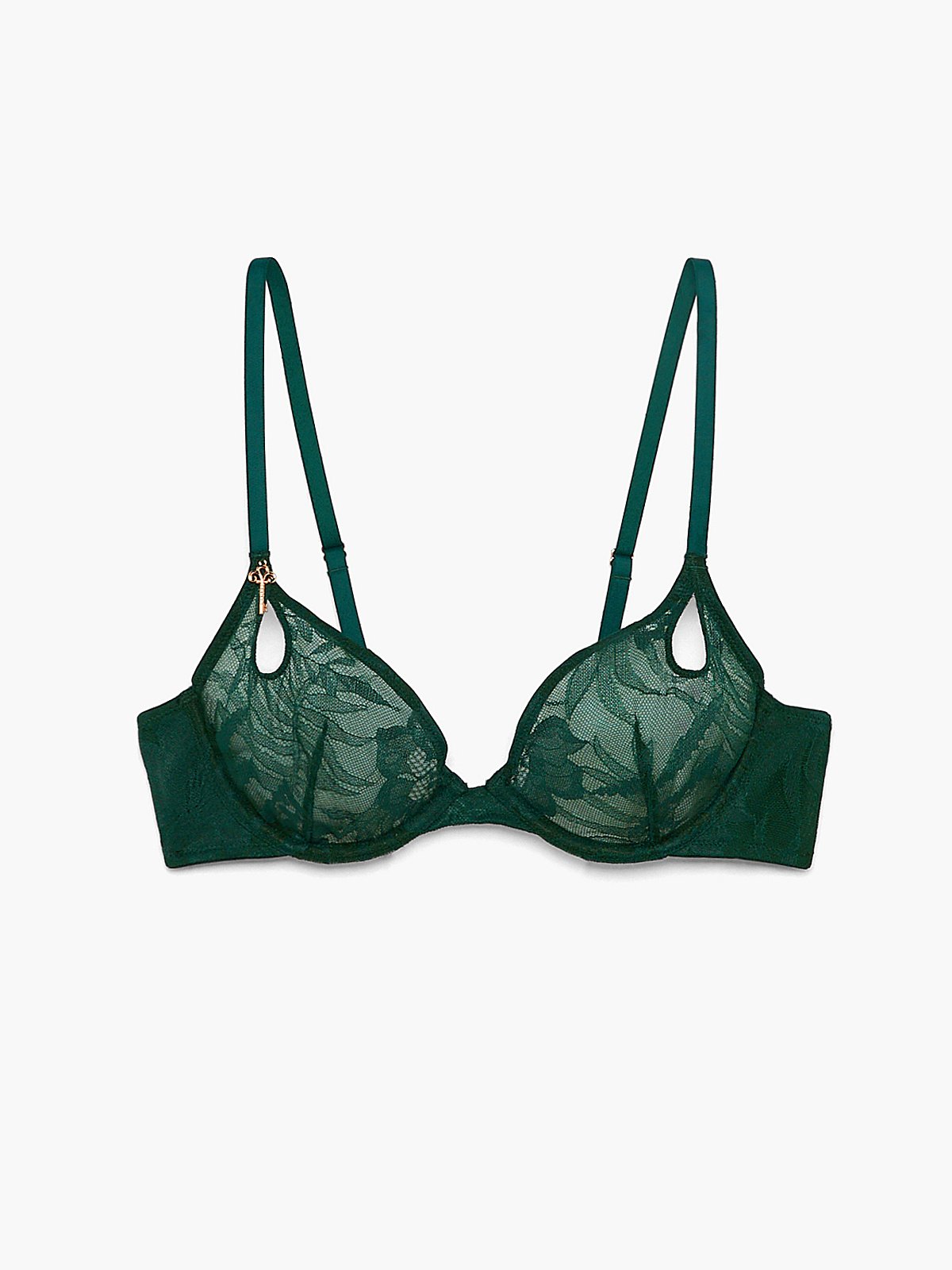Bras N Things on X: The Enchanted Sia underwire bra and high waist v  string set is designed in sumptuous black lace and green satin. Shop the  look:   / X
