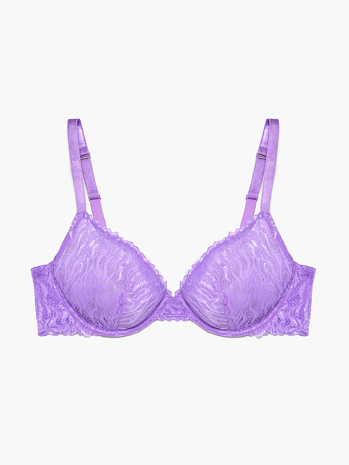 Fast Lane Lace Unlined Plunge Bra in Purple | SAVAGE X FENTY