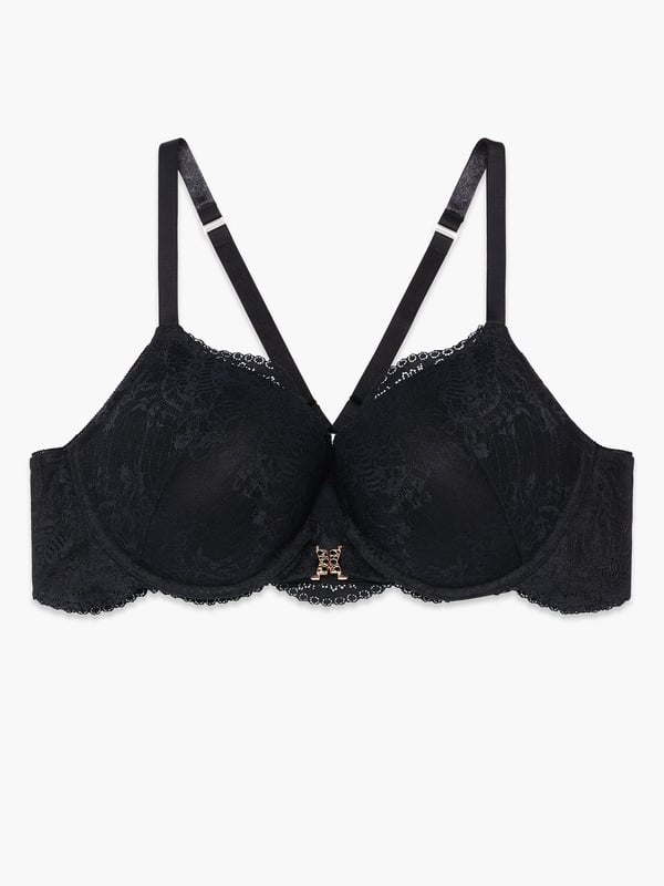 Haute Lace Push-Up Bra in Black | SAVAGE X FENTY