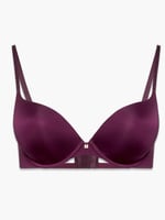 Savage X Fenty purple satin and lace trimmed balconette bra 32A Size 32 A -  $35 (53% Off Retail) - From roya