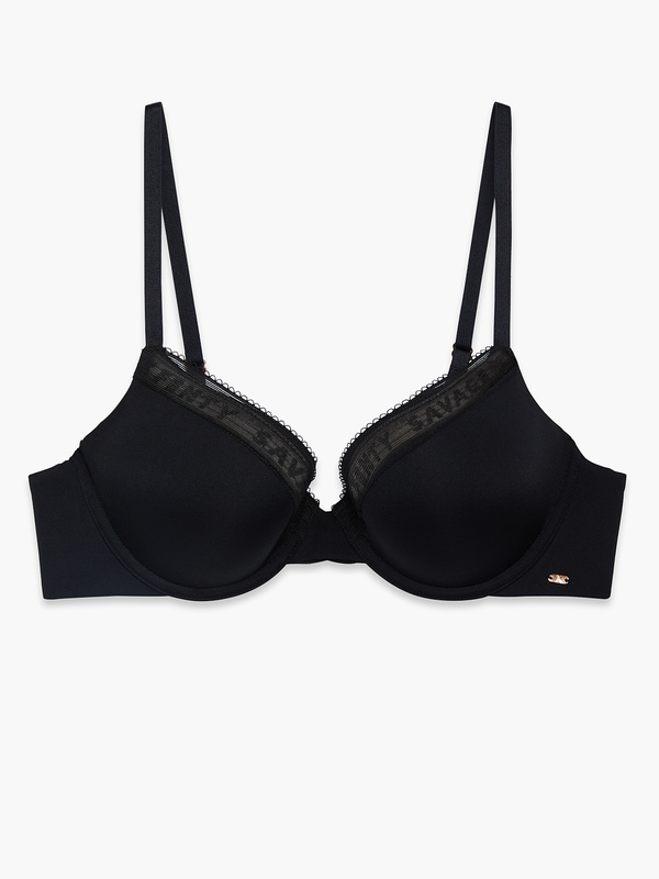 NEW Microfiber Logo-Trim T-Shirt Bra