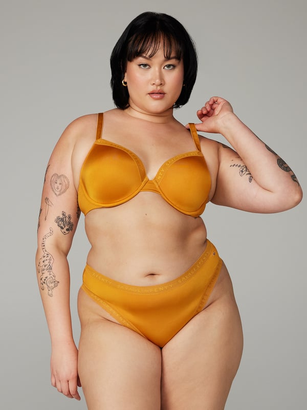 NEW Microfiber Logo-Trim T-Shirt Bra
