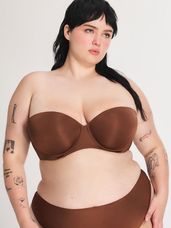 NEW Microfiber Strapless Bra