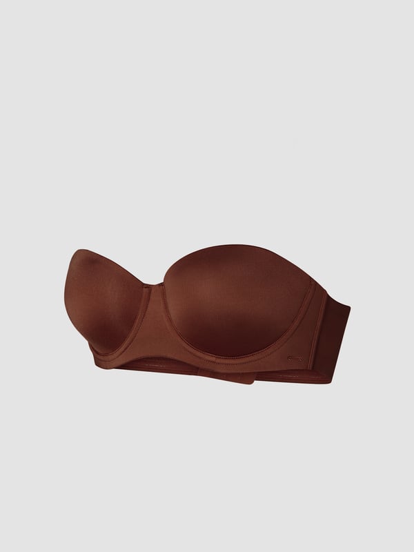 New Microfiber Strapless Bra In Brown Savage X Fenty 2227