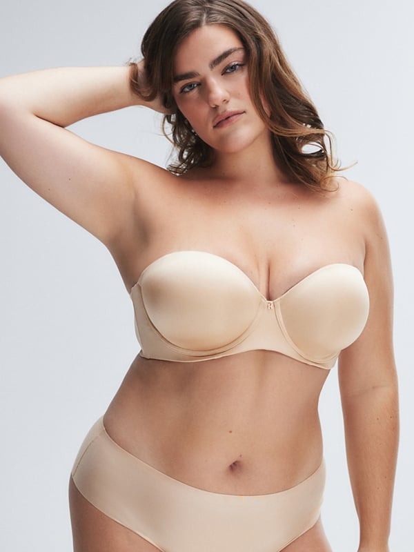 NEW Microfiber Strapless Bra