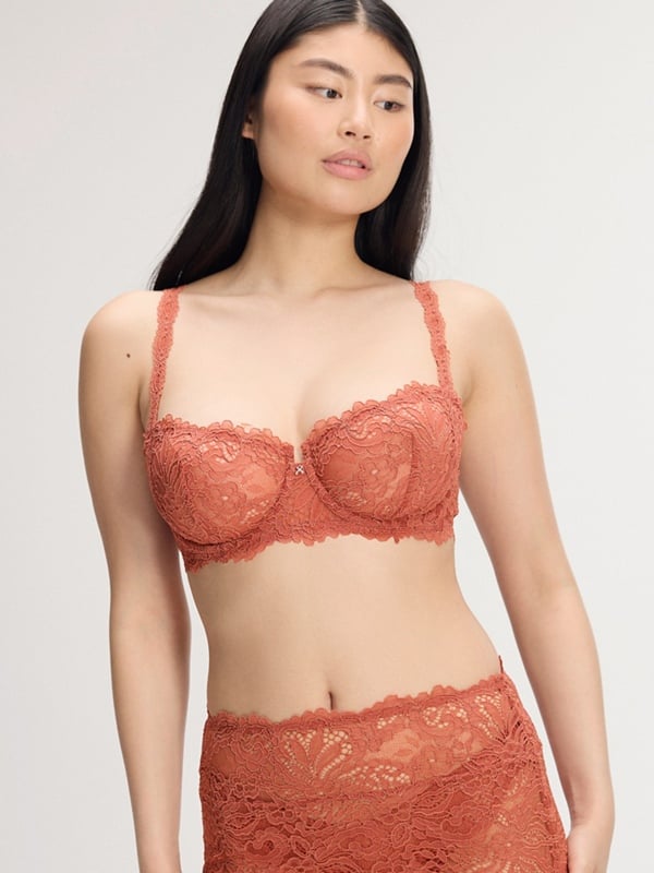 Romantic Corded Lace Unlined Balconette