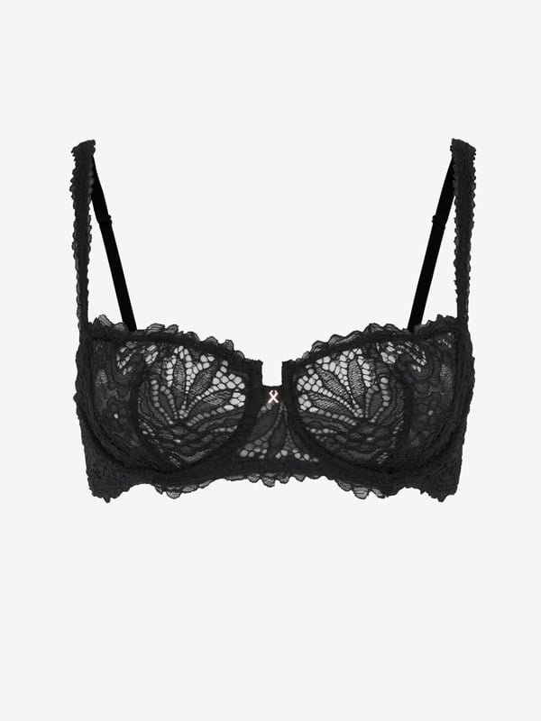 Romantic Corded Lace Unlined Balconette Bra