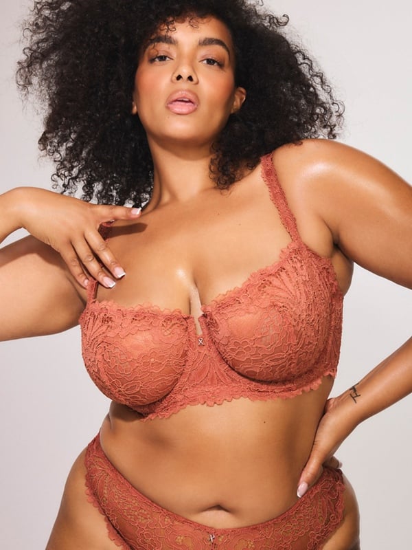 Romantic Corded Lace Unlined Balconette