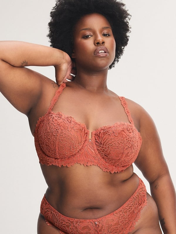 Romantic Corded Lace Unlined Balconette