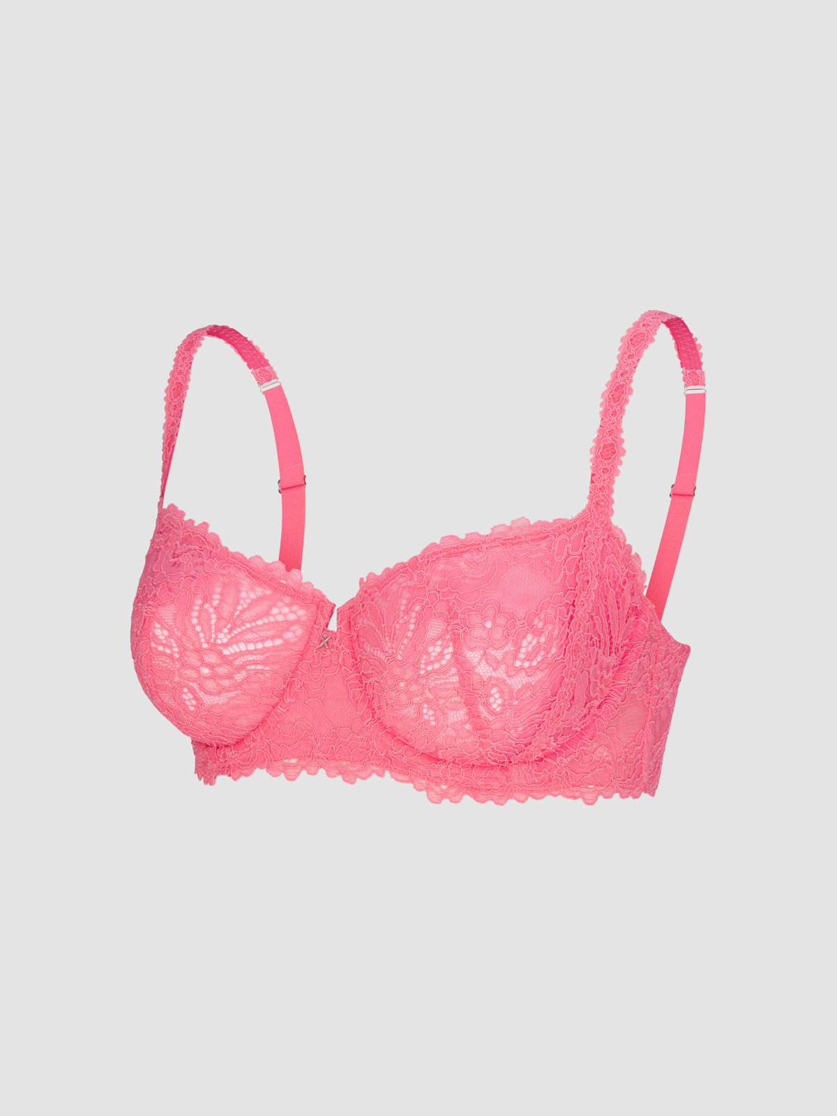 Romantic Corded Lace Unlined Balconette Bra