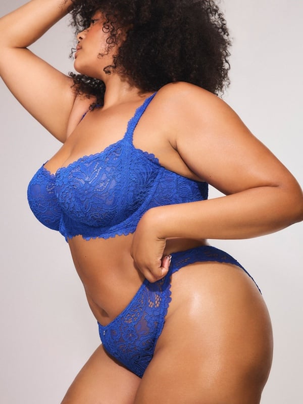 Romantic Corded Lace Unlined Balconette