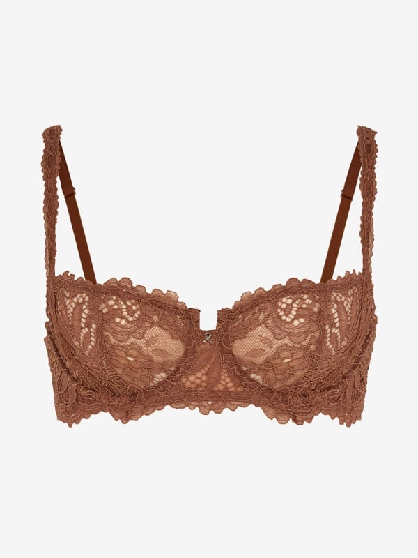 Romantic Corded Lace Unlined Balconette Bra