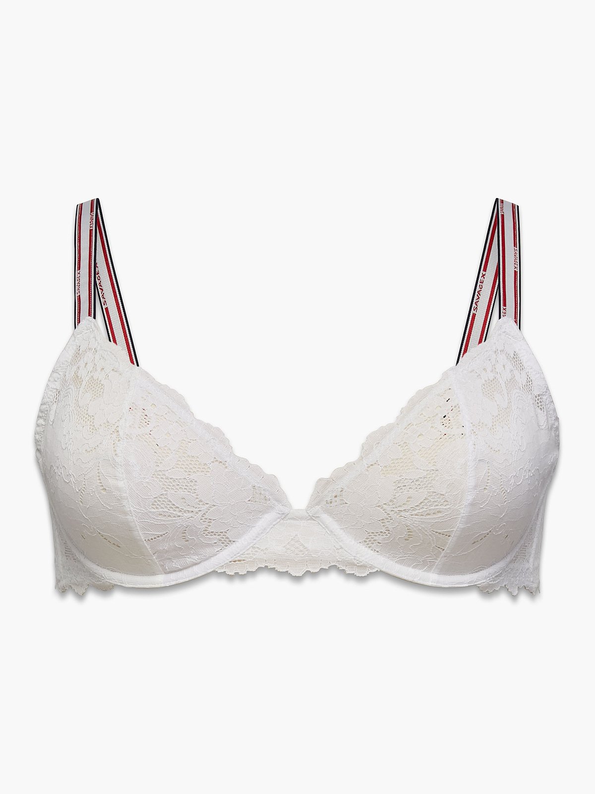 Serving Courtside Unlined Lace Plunge Bra