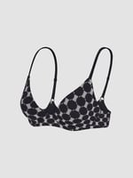Cotton Essentials Unlined Bra in Black & Multi | SAVAGE X FENTY