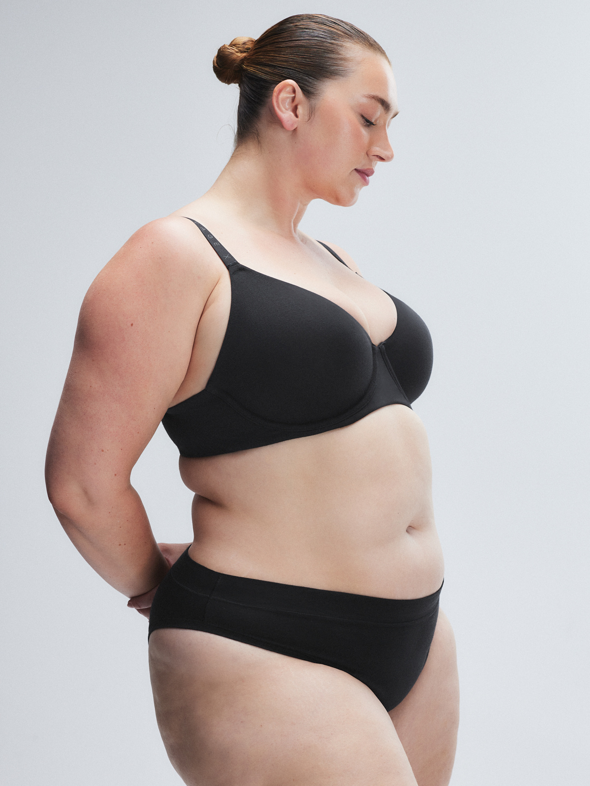 Cotton Essentials Unlined Bra in Black | SAVAGE X FENTY