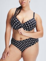 Cotton Essentials Unlined Bra in Black & Multi | SAVAGE X FENTY