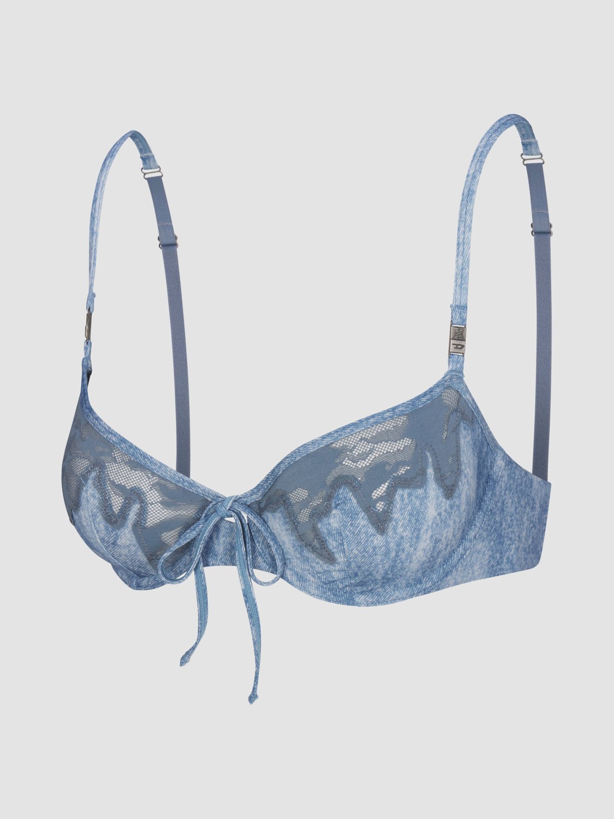 Savage X Diesel Stonewash and Lace Unlined Balconette Bra