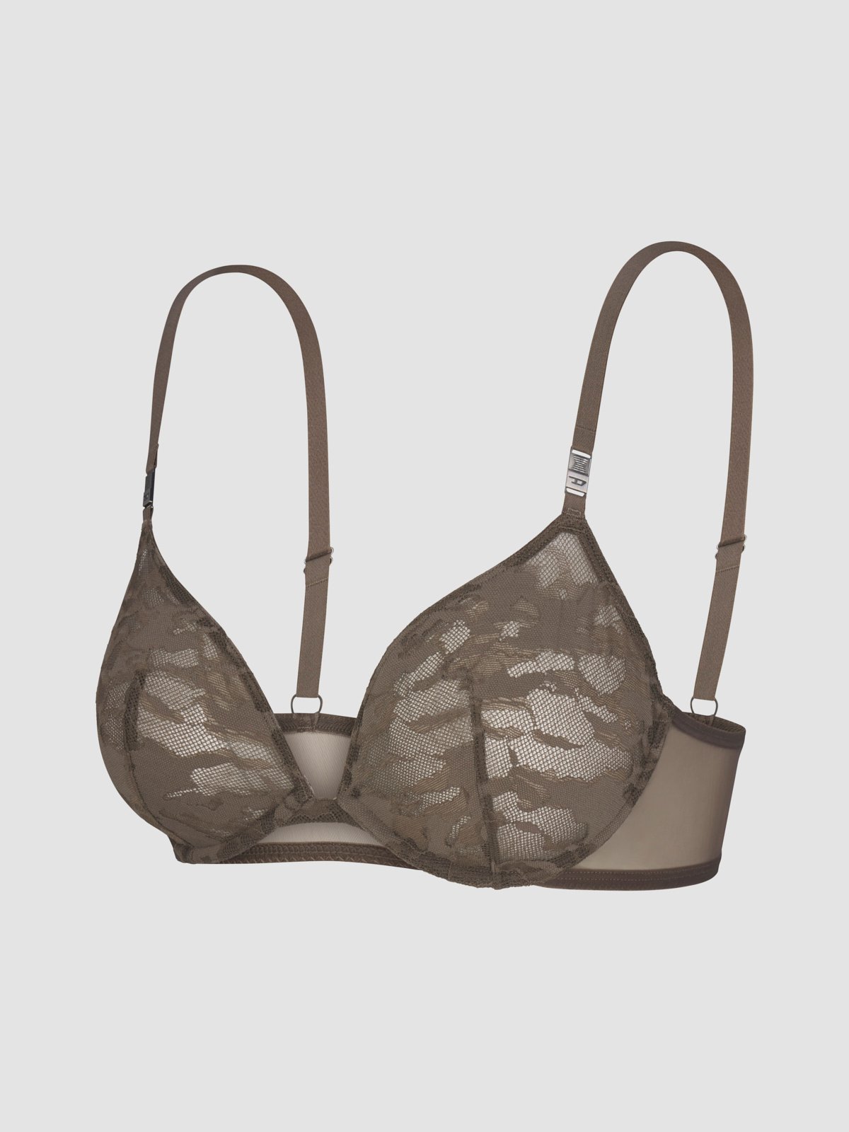 Savage X Diesel Camo Lace Unlined Plunge Bra