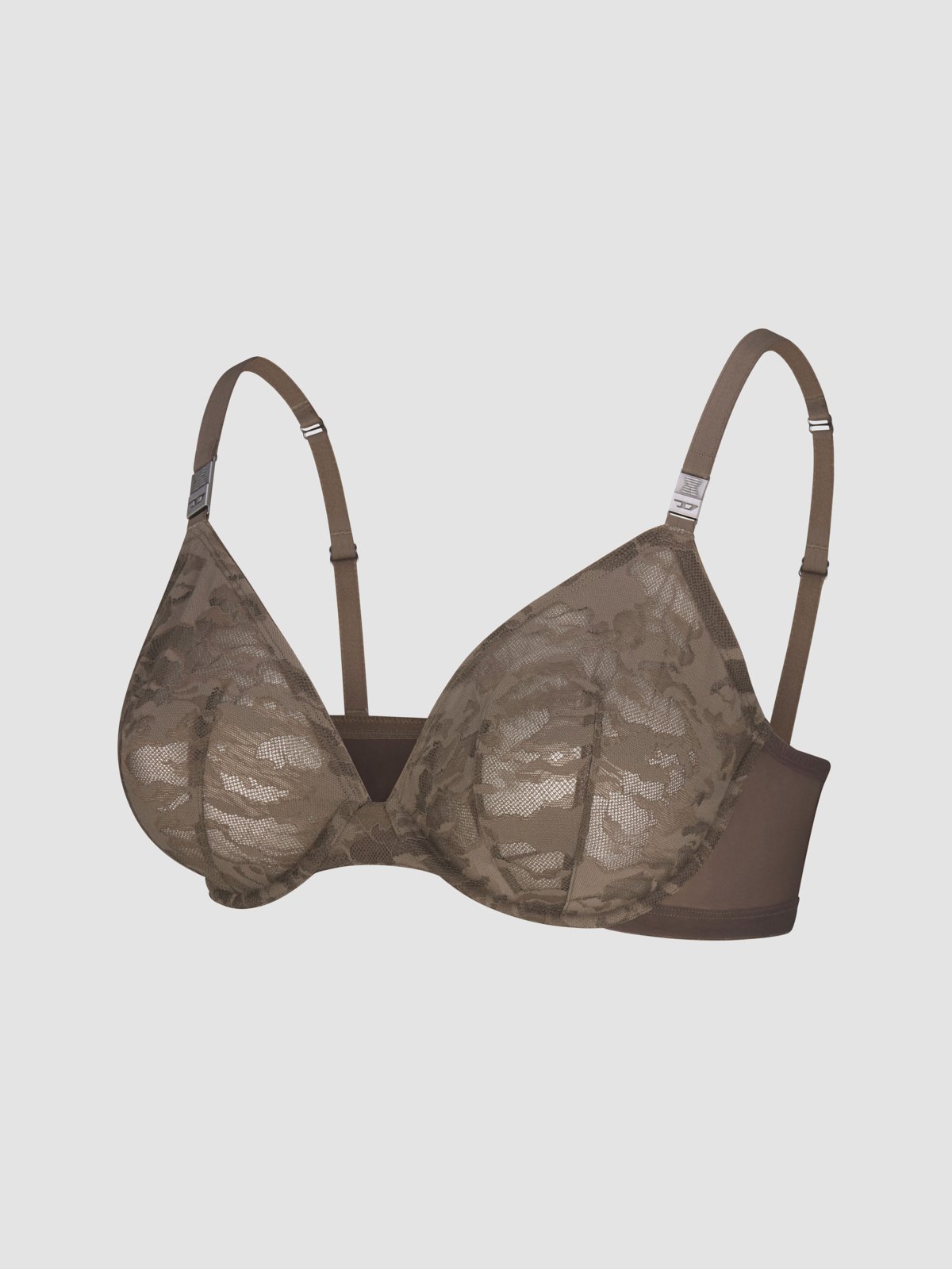 Savage X Diesel Camo Lace Unlined Plunge Bra