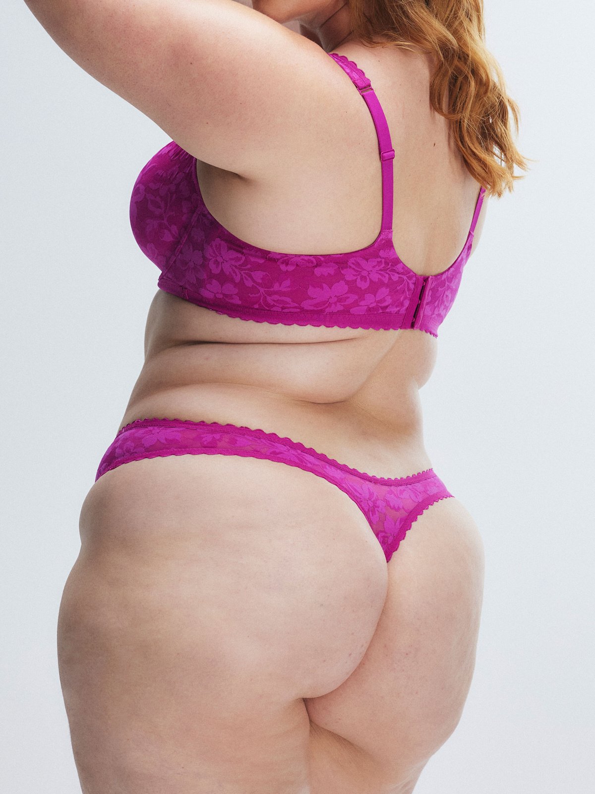 Lavish Lace Unlined Full-Coverage Bra in Pink & Purple | SAVAGE X FENTY
