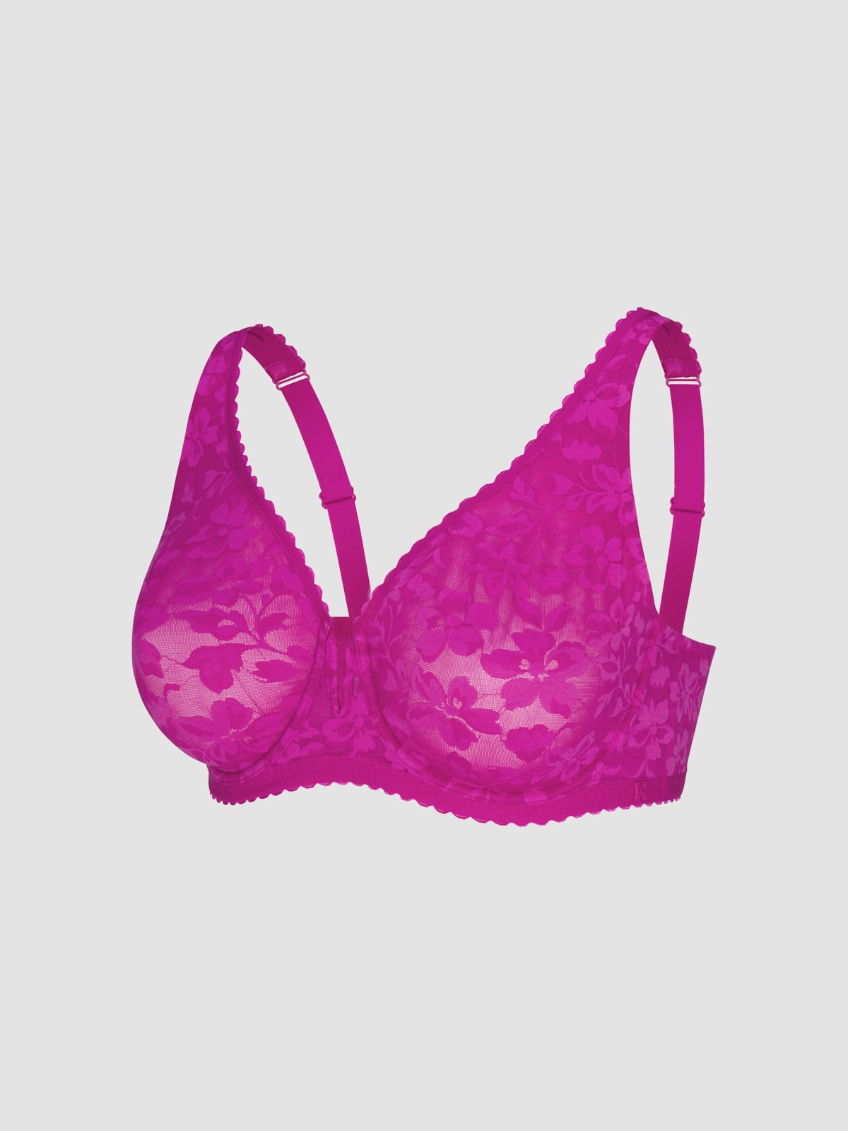Lavish Lace Unlined Full-Coverage Bra in Pink & Purple | SAVAGE X FENTY
