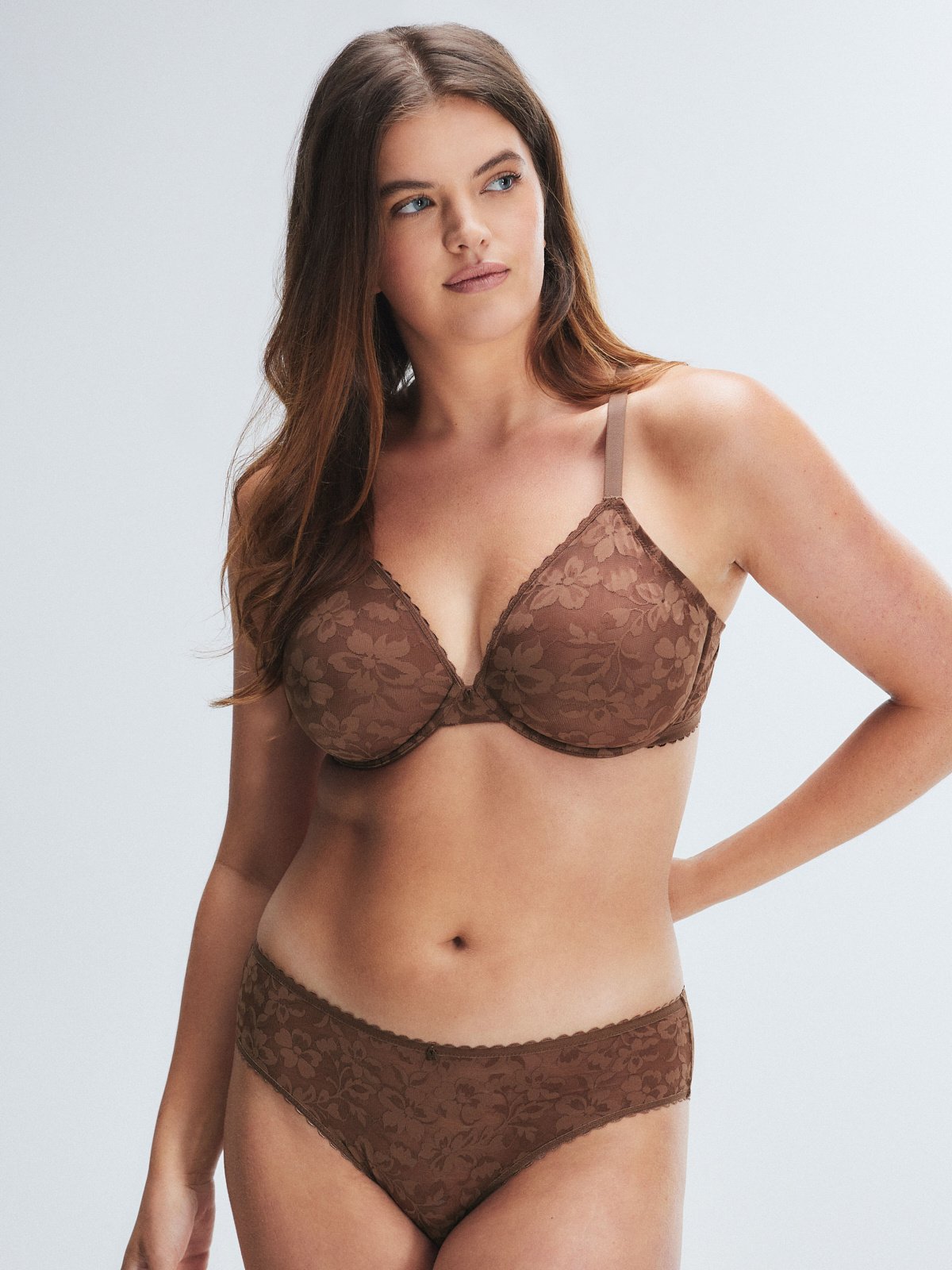 Lavish Lace Unlined Plunge Bra