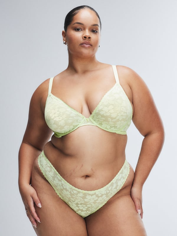 Lavish Lace Unlined Plunge Bra