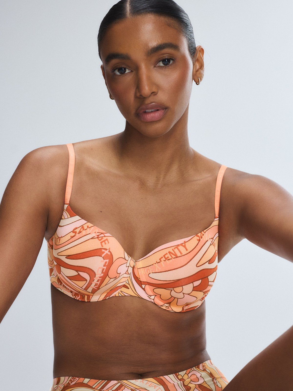 NEW Microfiber Balconette Bra in Multi & Pink | SAVAGE X FENTY