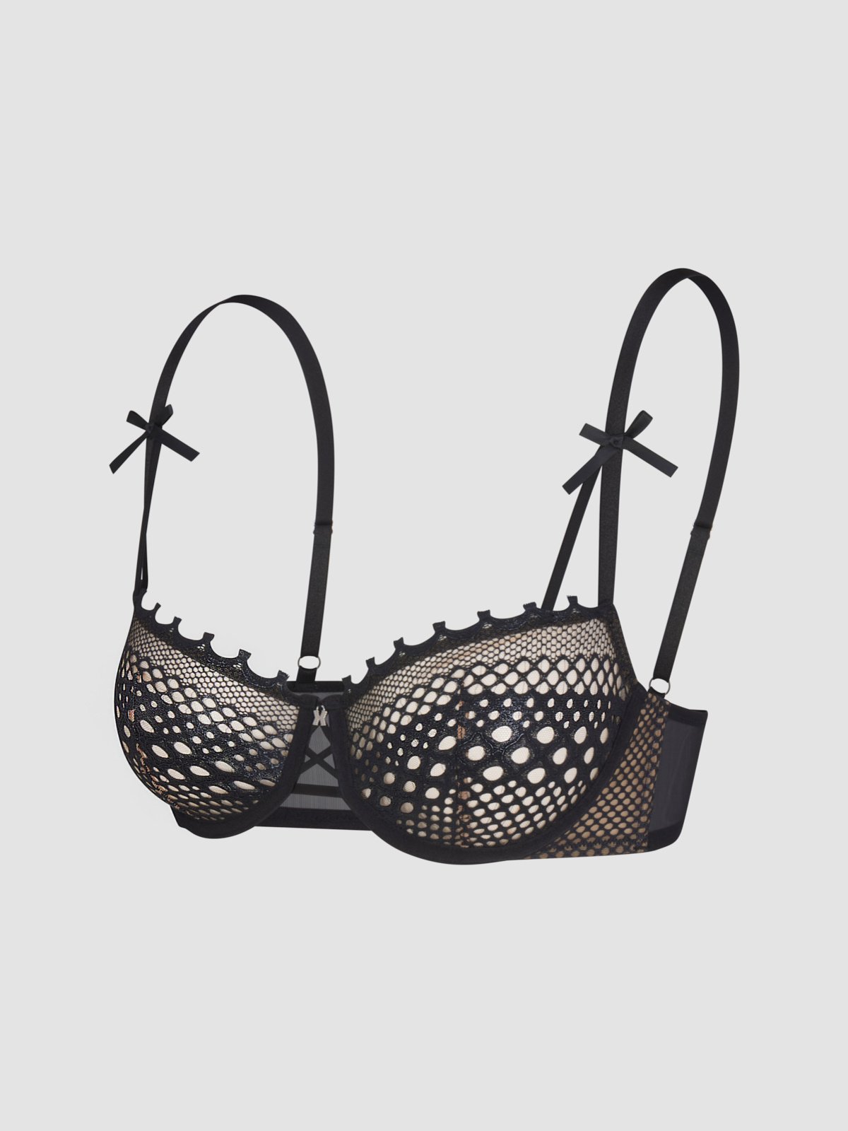 Starlet Nights Unlined Lace Balconette Bra