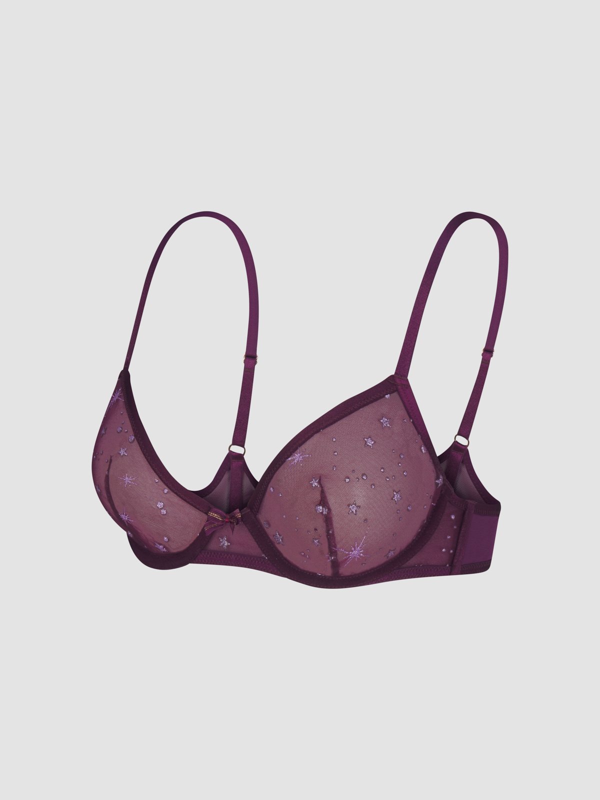 Puff Stars Unlined Demi Bra