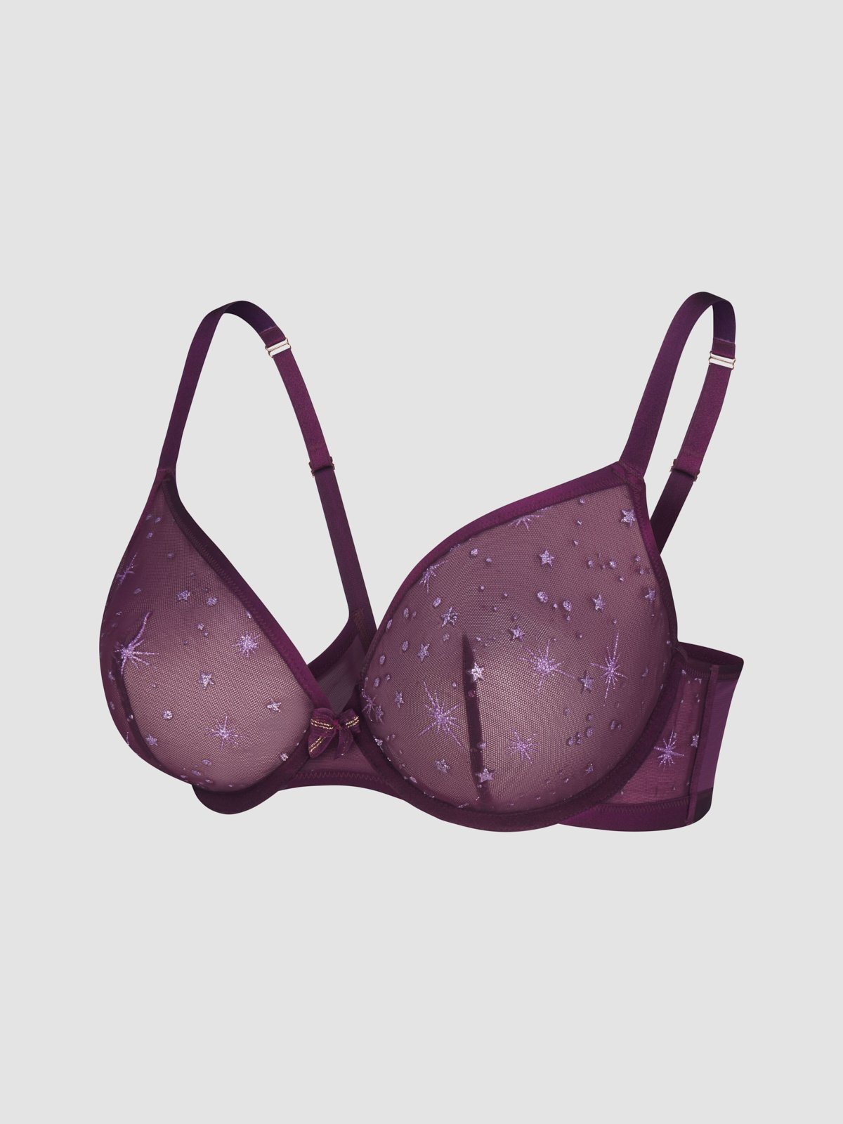 Puff Stars Unlined Demi Bra