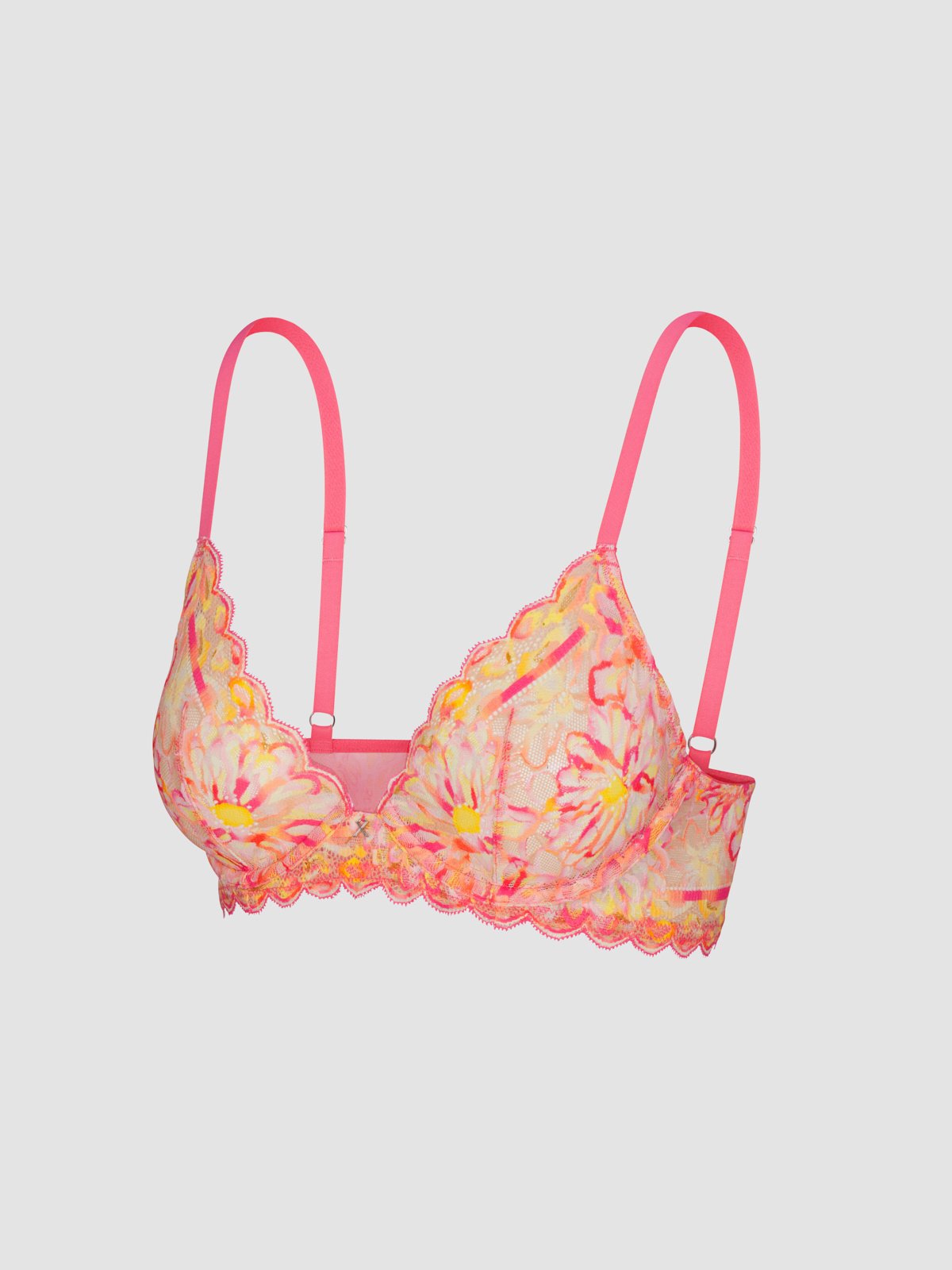 Sunray Lace Unlined Plunge Bra